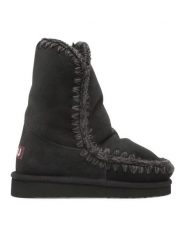 Mou Śniegowce Eskimo Boot 24 FW101000A Czarny. Czarne trapery i śniegowce Mou, ze skóry. Za 1,079.00 zł.