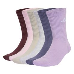 Skarpety Cushioned Crew 6 Pairs. Czerwone skarpety Adidas, bez wzorów. Za 99.95 zł.