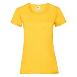 Koszulka Damska Valueweight. Brązowe bluzki FRUIT OF THE LOOM, l, bez wzorów, sportowe, bez kołnierzyka, bez ramiączek. Za 30.99 zł.