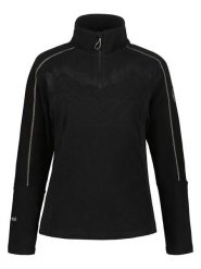 Icepeak Bluza polarowa "Fults" w kolorze czarnym rozmiar: S. Czarne bluzy sportowe Icepeak, s, bez wzorów, z materiału, bez kaptura. Za 126.15 zł.