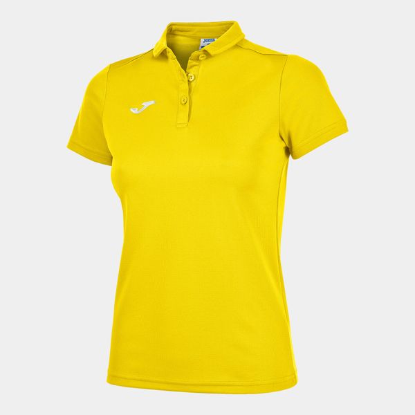Koszulka polo do tenisa damska Joma Hobby. Żółte bluzki Joma, m, bez wzorów, sportowe, bez kołnierzyka, bez ramiączek. W wyprzedaży za 118.55 zł.