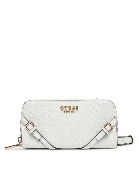 Guess Portfel HWZG96 36790 Biały. Białe portfele Guess, z aplikacjami, ze skóry. Za 279.99 zł.