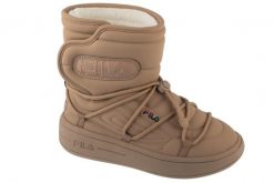 Buty turystyczne zimowe śniegowce damskie, Superbubble Boot. Brązowe trapery i śniegowce Fila, z materiału. Za 349.99 zł.