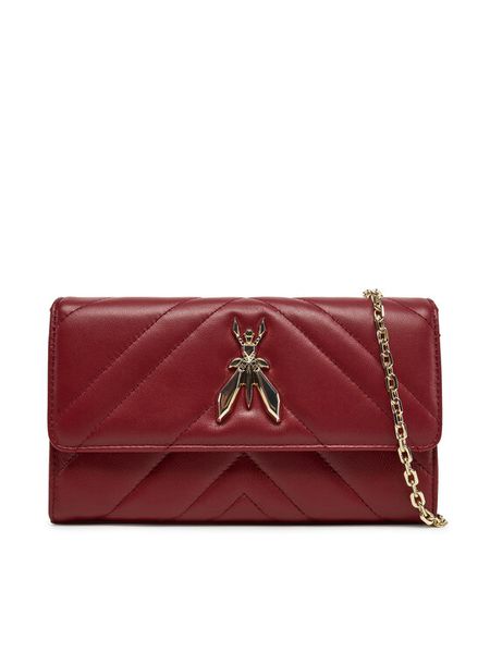 Patrizia Pepe Torebka CB9798/L004-R845 Bordowy. Czerwone torebki klasyczne Patrizia Pepe, bez wzorów, ze skóry, bez dodatków. Za 759.99 zł.