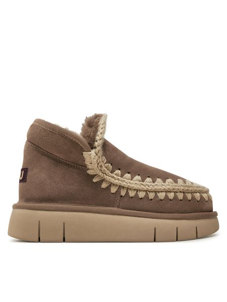 Mou Śniegowce Eskimo Bounce Sneaker FW531009A Brązowy. Brązowe trapery i śniegowce Mou, ze skóry. Za 1,049.00 zł.