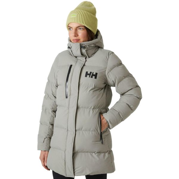 Damska kurtka puchowa parka Helly Hansen Adore. Szare kurtki Helly Hansen, z puchu, casualowe, bez kaptura. Za 1,341.20 zł.