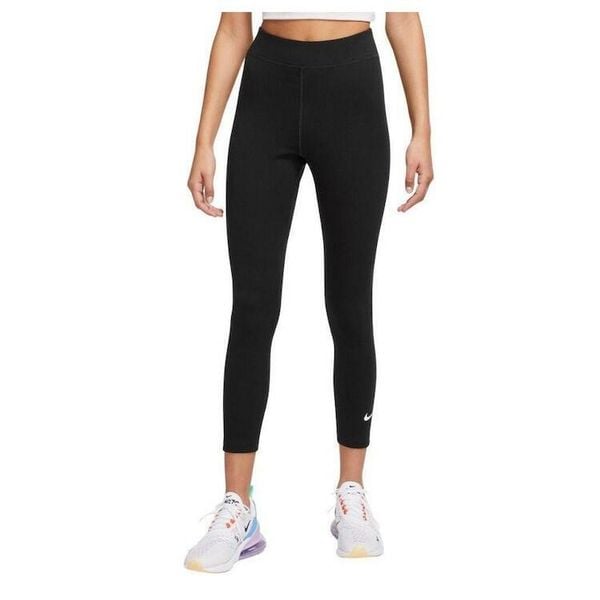 Legginsy Getry Spodnie Nike Bawełniane Z Logo Wysoki Stan. Czarne legginsy Nike, bez wzorów, z bawełny, z podwyższonym stanem. Za 156.99 zł.