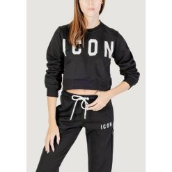 Bluza Kobieta ICON. Czarne bluzy ICON, bez wzorów, bez kaptura. W wyprzedaży za 256.85 zł.