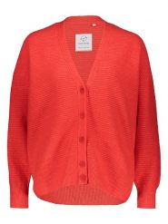 Timezone Kardigan w kolorze czerwonym rozmiar: M. Czerwone kardigany Timezone, m, bez wzorów. Za 148.61 zł.