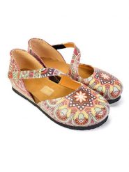 Goby Baleriny ze wzorem z paskiem rozmiar: 36. Baleriny Goby, bez wzorów, z materiału, bez obcasa. Za 195.99 zł.