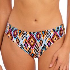 Figi do kostiumów kąpielowych dla kobiet Freya Viva la fiesta. Brązowe figi FREYA ACTIVE, xs, bez wzorów. Za 214.00 zł.