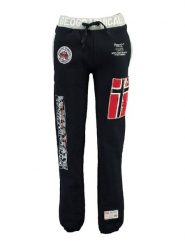 Geographical Norway Spodnie dresowe "Myer" w kolorze granatowym rozmiar: XL. Niebieskie spodnie dresowe Geographical Norway, xl, bez wzorów, z dresówki. Za 79.03 zł.