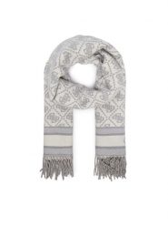Guess Szalik AW5665 POL03 Szary. Szare rękawiczki Guess, z aplikacjami, z poliesteru. Za 194.99 zł.