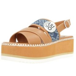 Sandały LIU-JO ABA 20 SANDAL Brązowy. Brązowe sandały Liu Jo, bez wzorów, ze skóry, sportowe, bez obcasa, bez zapięcia. Za 481.99 zł.