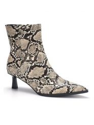 C'M Botki w kolorze beżowym rozmiar: 38. Brązowe botki C'M, bez wzorów, ze skóry, bez obcasa, bez zapięcia. Za 130.99 zł.