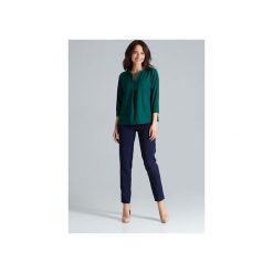 Bluzka L035 Zielony. Zielone bluzki Lenitif, l, bez wzorów, bez kołnierzyka, bez ramiączek. Za 119.00 zł.
