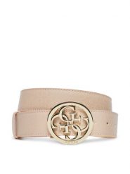 Guess Pasek Damski BW9144 P4335 Beżowy. Brązowe paski Guess, z aplikacjami, ze skóry. Za 169.99 zł.