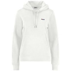 Bluza damska z kapturem Fila Lierna. Białe bluzy Fila, bez wzorów, z kapturem. Za 252.95 zł.