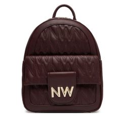 Plecak Nine West. Brązowe plecaki Nine West, bez wzorów. Za 369.99 zł.