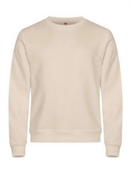 Clique Basic Roundneck – Uniseks bluza z okrągłym dekoltem, materiał. Zielone bluzy CLIQUE, m, bez wzorów, z bawełny, bez kaptura. Za 155.70 zł.