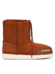 LOVE MOSCHINO Śniegowce JA24112G1PISF212 Beżowy. Brązowe trapery i śniegowce Love Moschino, ze skóry. Za 709.99 zł.