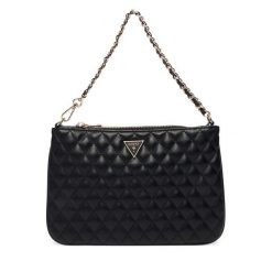 Torebka Guess. Czarne torebki klasyczne Guess, z aplikacjami, bez dodatków. Za 269.99 zł.