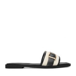 Klapki Beverly Hills Polo Club. Czarne klapki Beverly Hills Polo Club, bez wzorów, bez obcasa. Za 139.99 zł.