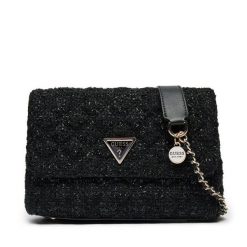 Torebka Guess. Czarne torebki klasyczne Guess, z aplikacjami, bez dodatków. Za 439.99 zł.