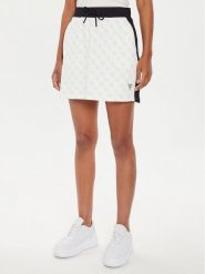 Guess Spódnica mini V4YD02 KB212 Beżowy Regular Fit. Brązowe spódnice Guess, s, z aplikacjami, z syntetyku, mini. Za 159.99 zł.