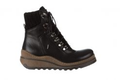 Trzewiki Bayla 161 050 0401 9 01 28 Black 161168, Czarny, Skóra naturalna - 36. Czarne obuwie sportowe Bayla, ze skóry, bez zapięcia. W wyprzedaży za 224.10 zł.