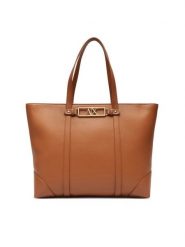 Armani Exchange Torebka XW002608 AF15632 U6119 Brązowy. Brązowe shopper Armani Exchange, bez wzorów, ze skóry, bez dodatków. Za 729.99 zł.
