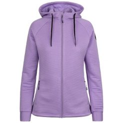 Dlx Lynsky - damska bluza z kapturem Dlx Gelsomino Marl. Fioletowe bluzy sportowe DLX, m, bez wzorów, z materiału, z kapturem. Za 270.99 zł.
