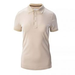 Koszulka damska Magnum Polo Wo's - beżowa, Rozmiar L. Brązowe koszulki polo MAGNUM, l, bez wzorów, z materiału, bez kołnierzyka, bez ramiączek. Za 56.99 zł.