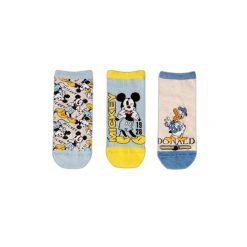 Skarpetki damskie Disney Mickey Donald (x6). Niebieskie skarpety Disney, bez wzorów, z bawełny. Za 193.00 zł.