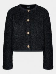 Gina Tricot Kurtka przejściowa 20990 Czarny Regular Fit. Czarne kurtki Gina Tricot, l, bez wzorów, z syntetyku, bez kaptura. Za 99.99 zł.