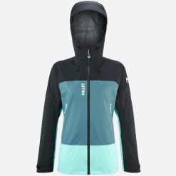 Kurtka damska z membraną MILLET W Kamet Gore-Tex przeciwdeszczowa Niebieski. Niebieskie kurtki sportowe Millet, l, bez wzorów, z gore-texu, bez kaptura, trekkingowe, gore-tex. Za 1,079.00 zł.