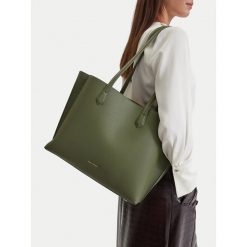 Torebka GINO ROSSI. Zielone shopper Gino Rossi, bez wzorów, bez dodatków. Za 299.99 zł.