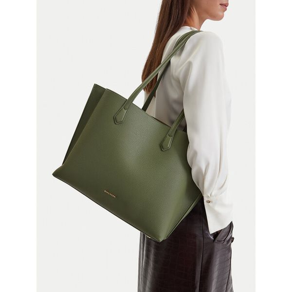 Torebka GINO ROSSI. Zielone shopper Gino Rossi, bez wzorów, bez dodatków. Za 299.99 zł.