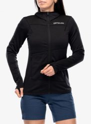 Bluza polarowa damska Ortovox Fleece Light Hoody. Czarne bluzy ORTOVOX, xs, bez wzorów, z materiału, bez kaptura. Za 791.99 zł.