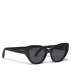 Okulary przeciwsłoneczne Salvatore Ferragamo. Czarne okulary przeciwsłoneczne Salvatore Ferragamo, bez wzorów. Za 1,579.00 zł.