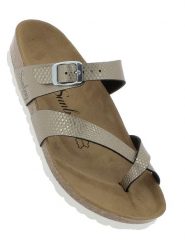 Sunbay Japonki w kolorze szarobrązowym rozmiar: 39. Brązowe klapki Sunbay, bez wzorów, z otwartym noskiem, bez obcasa. Za 95.92 zł.