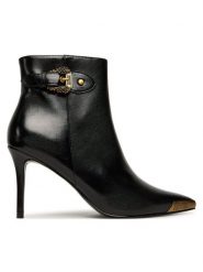 Versace Jeans Couture Botki 79VA3S57 Czarny. Czarne botki Versace Jeans Couture, bez wzorów, z jeansu, bez obcasa, na szpilce, bez zapięcia. Za 1,269.00 zł.