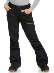 Spodnie snowboardowe damskie ROXY Nadia. Czarne spodnie narciarskie Roxy, s, bez wzorów, z materiału, narciarskie. Za 343.49 zł.