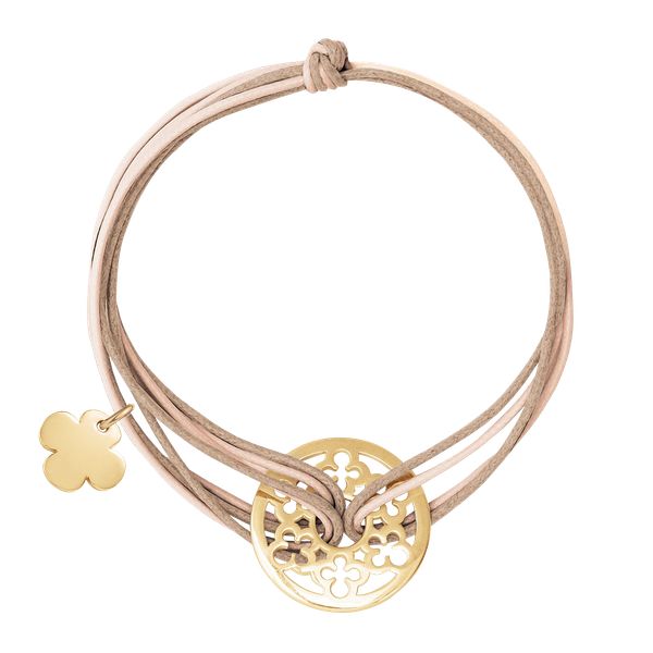 Bransoletka Rose pozłacana. Czerwone bransoletki Lilou, pozłacane. Za 228.00 zł.