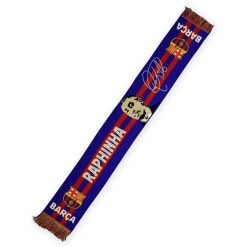 Szalik Barcelona Raphinha - oficjalny licencjonowany. Szaliki FC Barcelona, bez wzorów, sportowe. Za 91.28 zł.