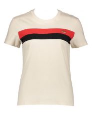 Adidas Koszulka "TEE" w kolorze beżowym rozmiar: 38. Brązowe bluzki Adidas, bez wzorów, z bawełny, bez kołnierzyka, bez ramiączek. Za 110.04 zł.
