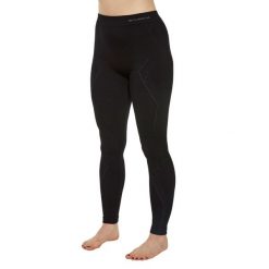 Spodnie damskie wełniane Brubeck EXTREME MERINO. Czarne bielizna sportowa Brubeck, l, bez wzorów, z wełny. Za 288.49 zł.