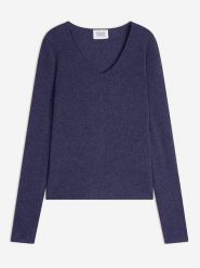 AUTHENTIC CASHMERE Kaszmirowy sweter w kolorze granatowym rozmiar: S. Niebieskie swetry AUTHENTIC CASHMERE, s, bez wzorów, z kaszmiru, bez ramiączek. Za 347.99 zł.