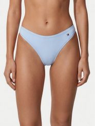 Tommy Hilfiger Stringi UW0UW06046 Niebieski jasny. Niebieskie stringi TOMMY HILFIGER, bez wzorów, z syntetyku. Za 109.99 zł.