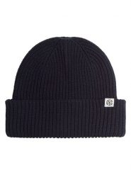 MOSS COPENHAGEN Czapka "Galine" w kolorze czarnym rozmiar: onesize. Czarne czapki Moss Copenhagen, bez wzorów, z materiału. Za 69.99 zł.